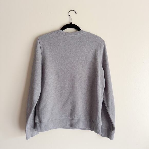 The Kooples Sport Grey + Grey Camo Skull Sweatshirt Small Raised Textured - Picture 8 of 10